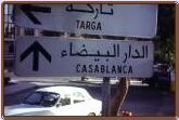 Straßenschild Casablanca (19KB)