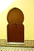 Tür im Innenhof des Mausoleums Moulay Ismails (24KB)