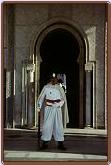 Wache am Mausoleum Mohammed V (26KB)
